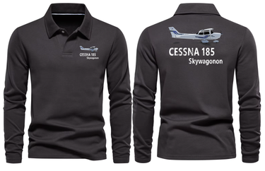 CESSNA 185 LONG SLEEVE POLO